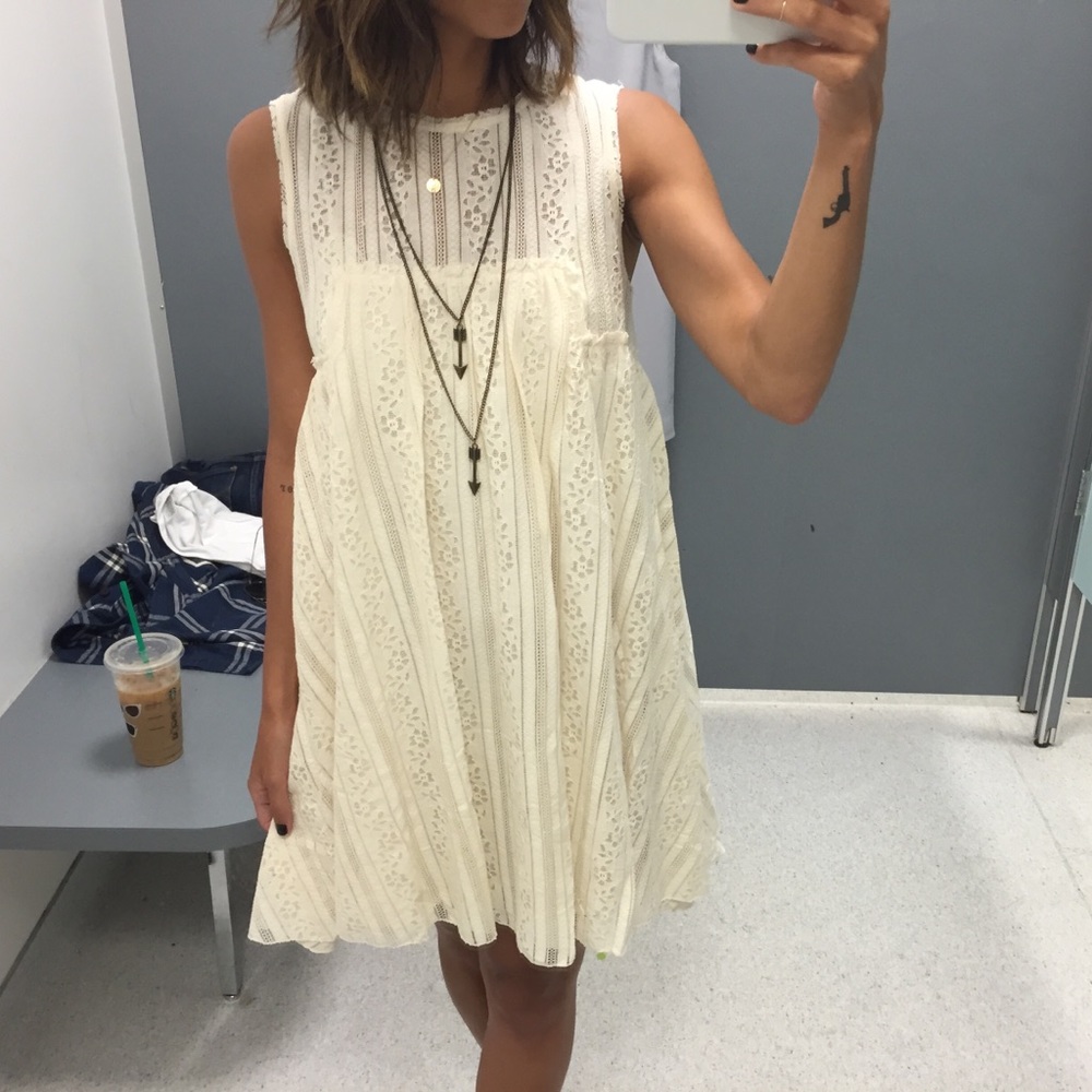 Free People lace babydoll dress